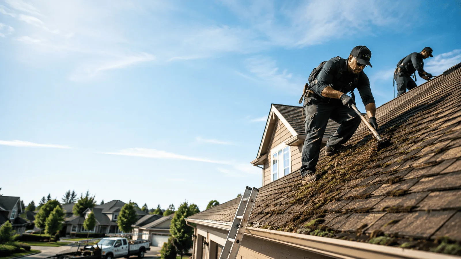 Roof Moss Removal in Springville, PA near me